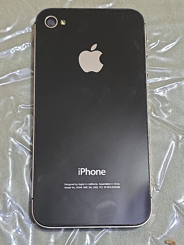 Apple iphone a1349 black - apple, 4