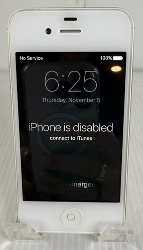 Apple iphone white locked - apple,