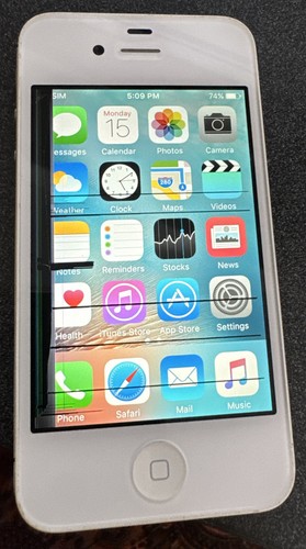 Iphone white a1387 - 4s,