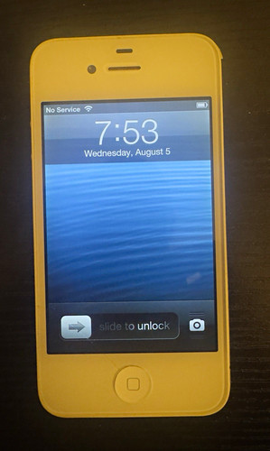 Apple iphone 8gb white - iphone,